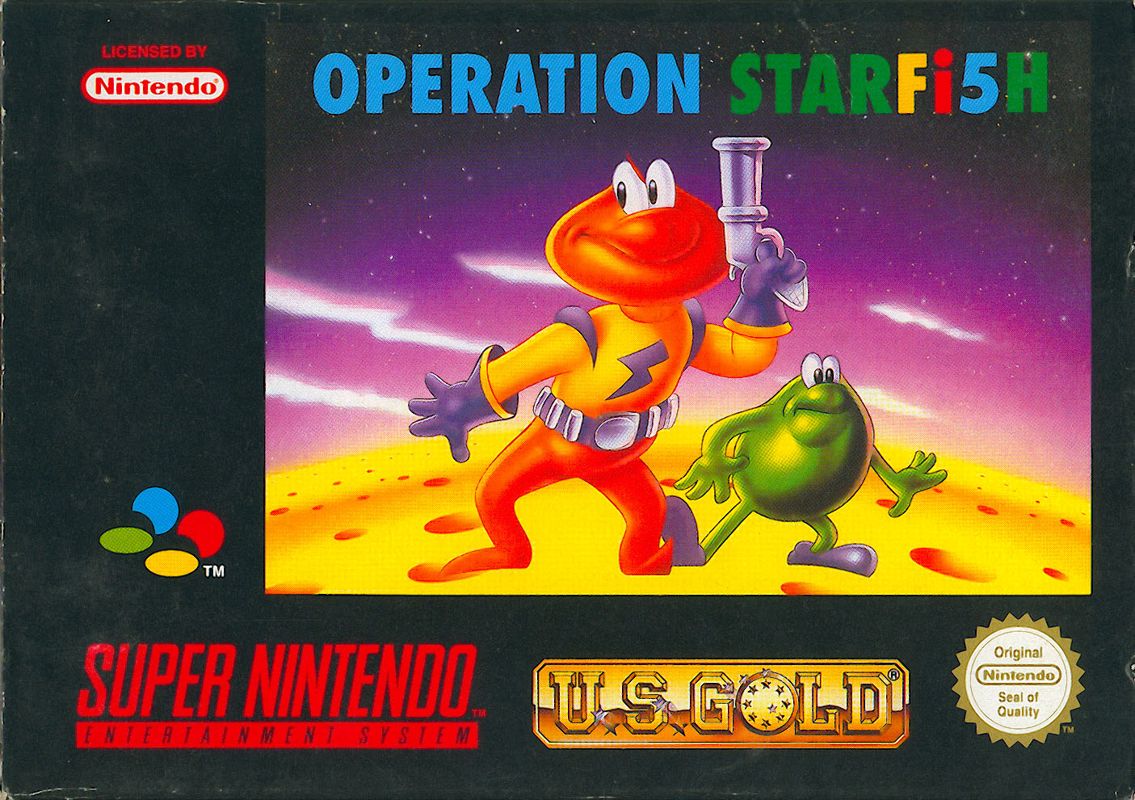 Front Cover for James Pond 3 (SNES)