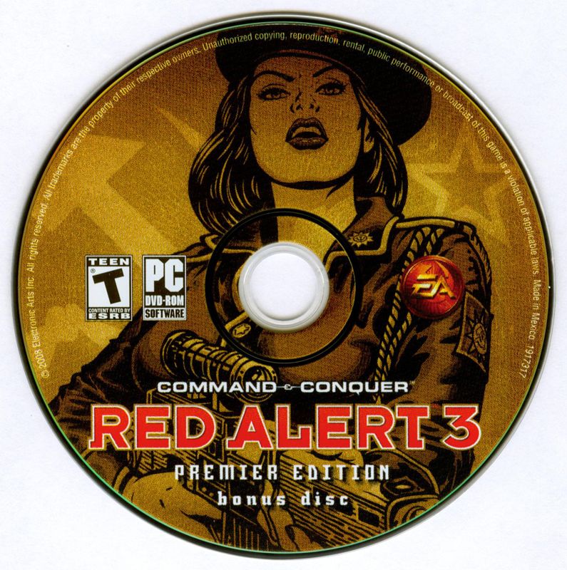 Extras for Command & Conquer: Red Alert 3 (Premier Edition) (Windows): Bonus Disc
