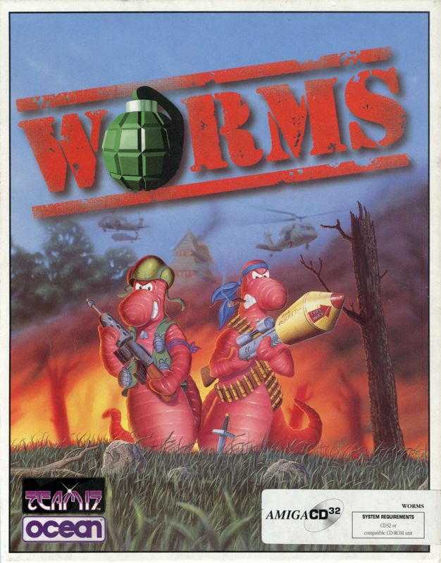 Front Cover for Worms (Amiga CD32)