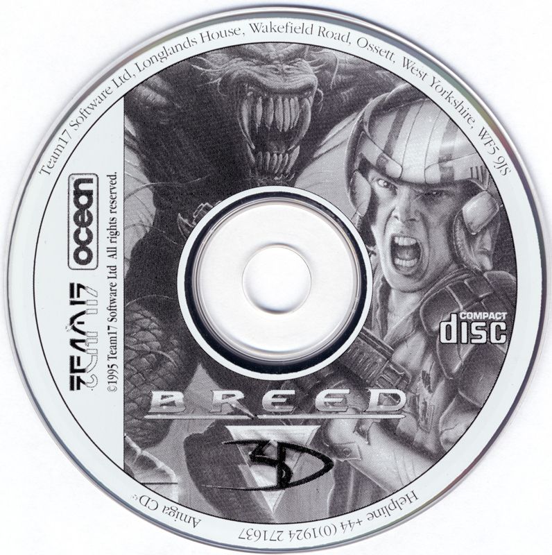 Media for Alien Breed 3D (Amiga and Amiga CD32)