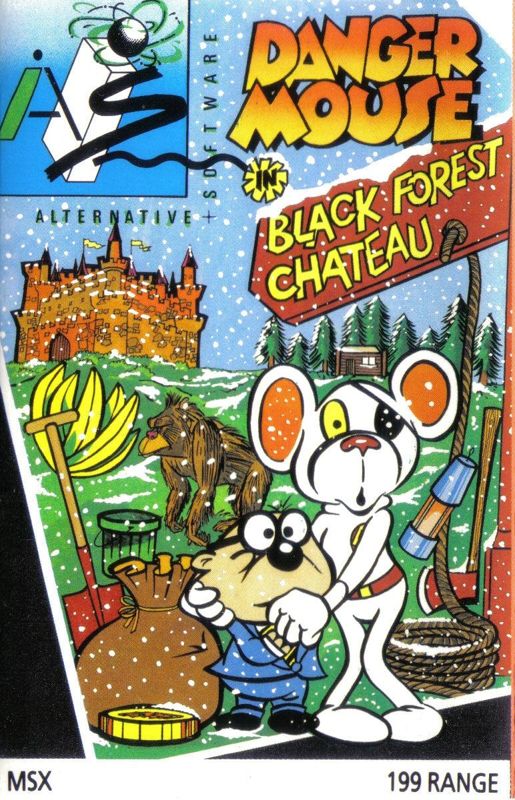 Front Cover for Danger Mouse in the Black Forest Chateau (MSX)