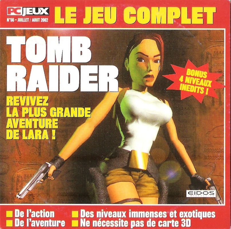 Other for Tomb Raider: Gold (DOS) (PC Jeux n°56 July/August 2002 covermount): Sleeve - Front