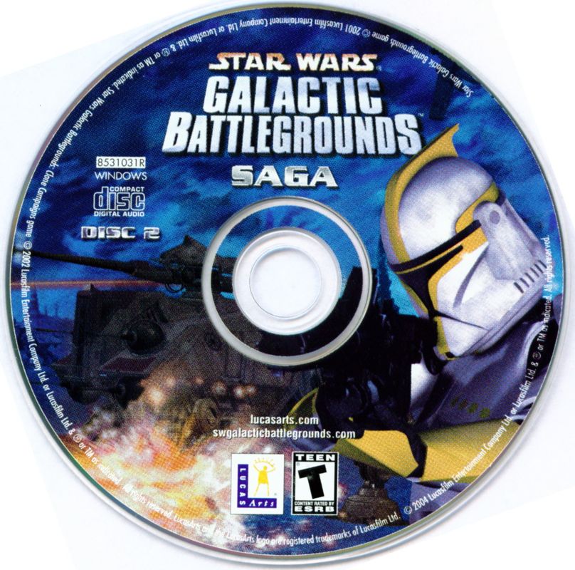 Media for Star Wars: Galactic Battlegrounds - Saga (Windows): Disc 2