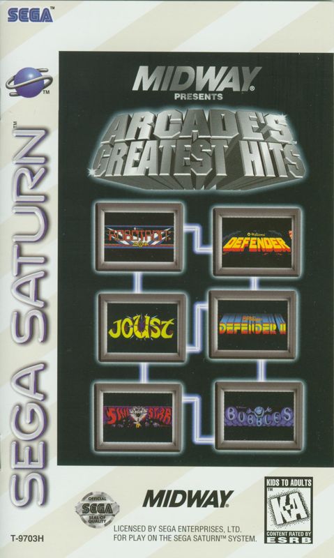 Williams Arcade Classics cover or packaging material - MobyGames