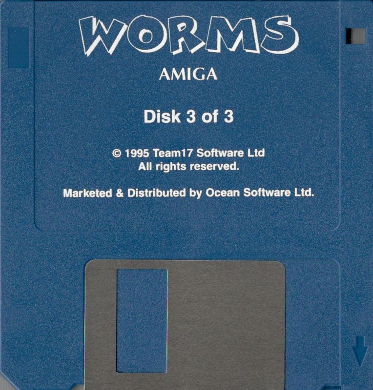 Media for Worms (Amiga): Disk 3
