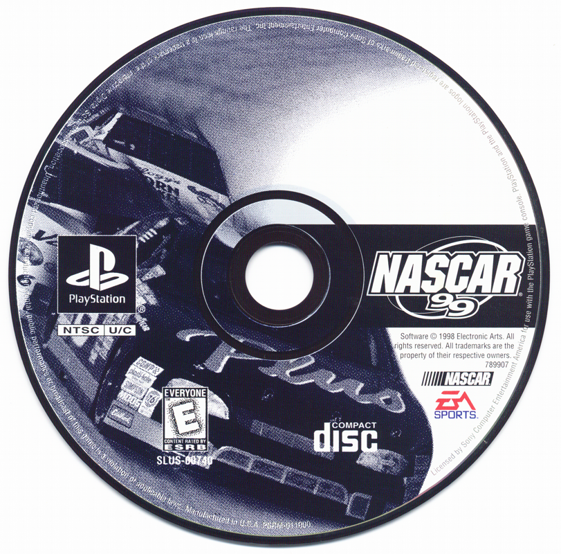Media for NASCAR 99 (PlayStation)