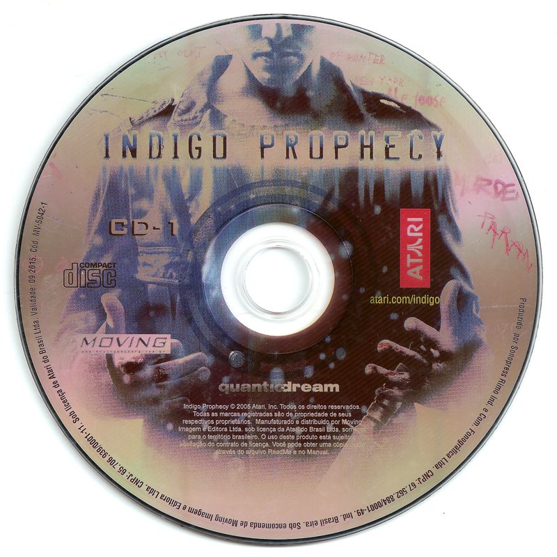 Media for Indigo Prophecy (Windows): Disc 1/3