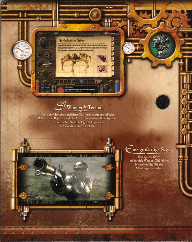 Inside Cover for Arcanum: Of Steamworks & Magick Obscura (Windows)