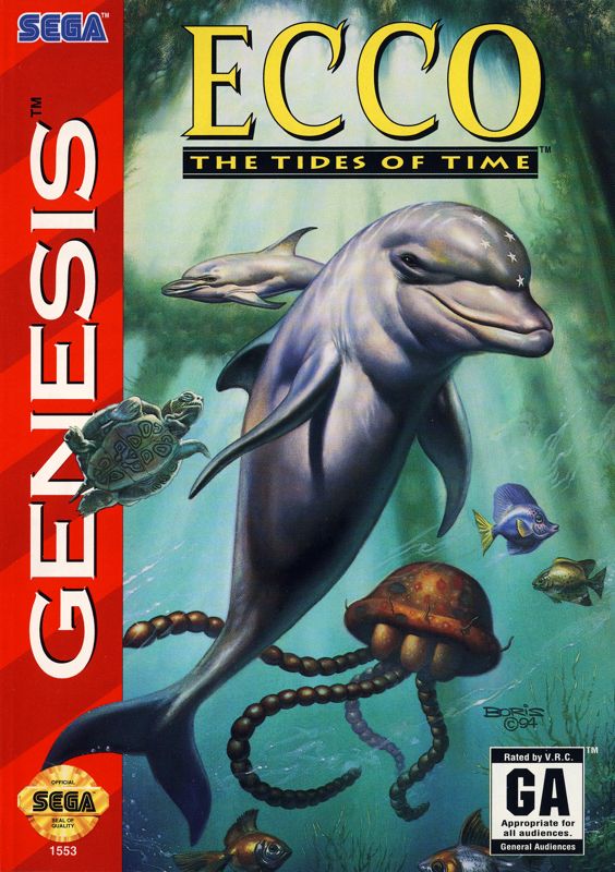 Front Cover for Ecco: The Tides of Time (Genesis)