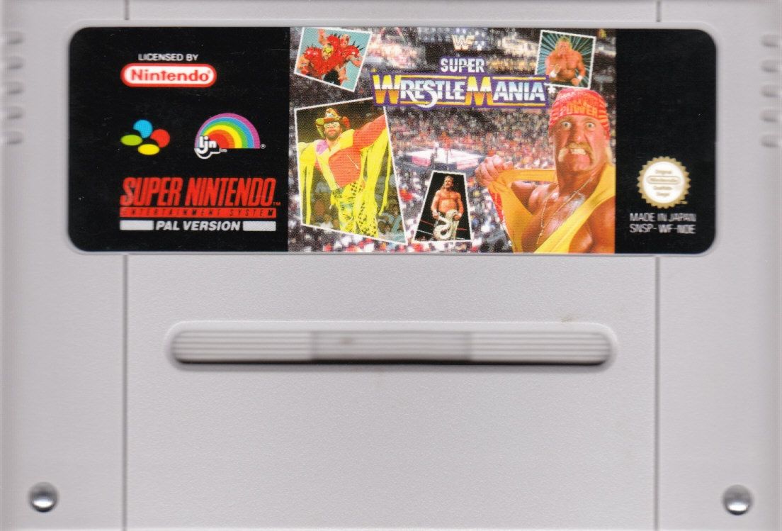Media for WWF Super WrestleMania (SNES)