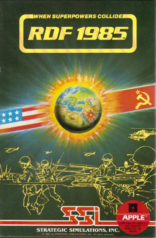 Front Cover for RDF 1985 (Apple II)