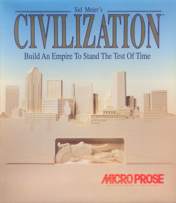 Front Cover for Sid Meier's Civilization (DOS) (1993 re-release)