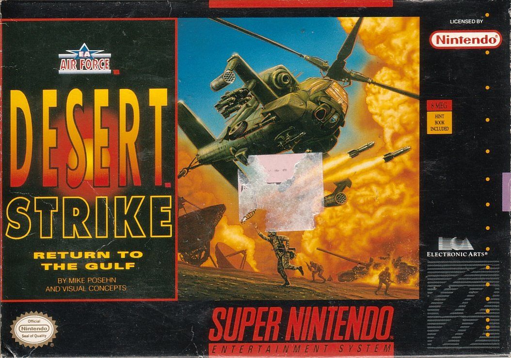 Front Cover for Desert Strike: Return to the Gulf (SNES)