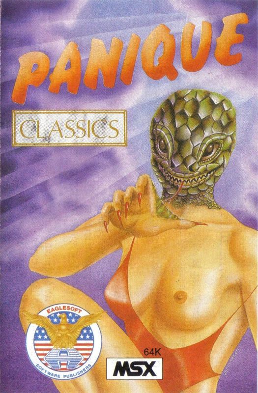 Front Cover for Panique (MSX)