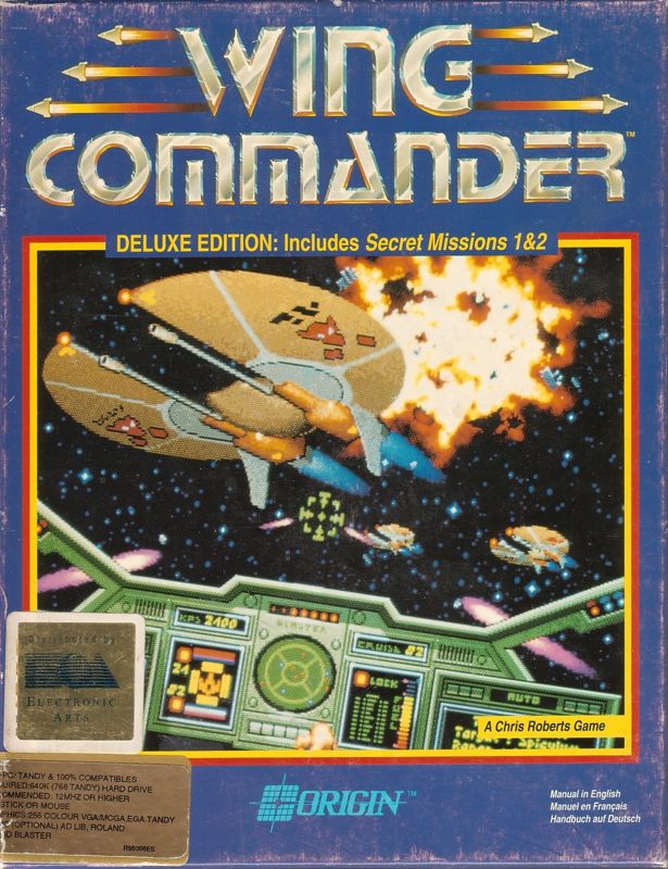 Front Cover for Wing Commander: Deluxe Edition (DOS) (Electronic Arts release)