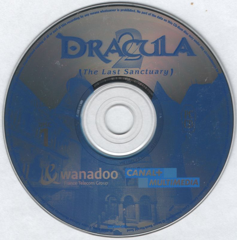 Media for Dracula: The Last Sanctuary (Windows): Disc 1/2