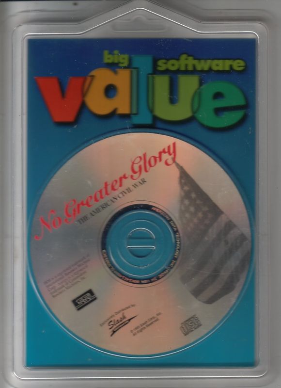 Front Cover for No Greater Glory: The American Civil War (DOS) (big software value release)