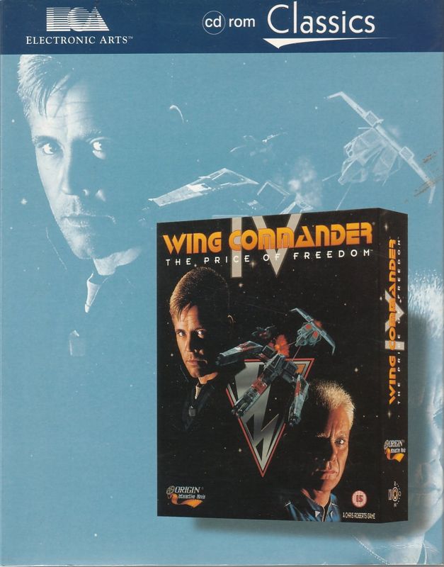 Front Cover for Wing Commander IV: The Price of Freedom (DOS) (EA CD-ROM Classics release)