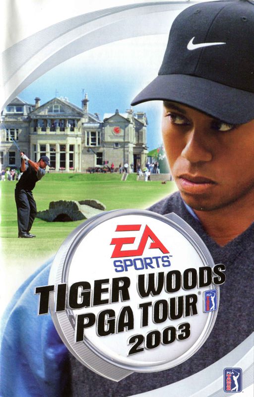 Manual for Tiger Woods PGA Tour 2003 (PlayStation 2): Front