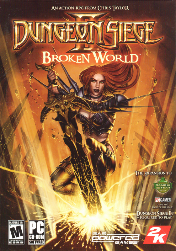 Front Cover for Dungeon Siege II: Broken World (Windows)