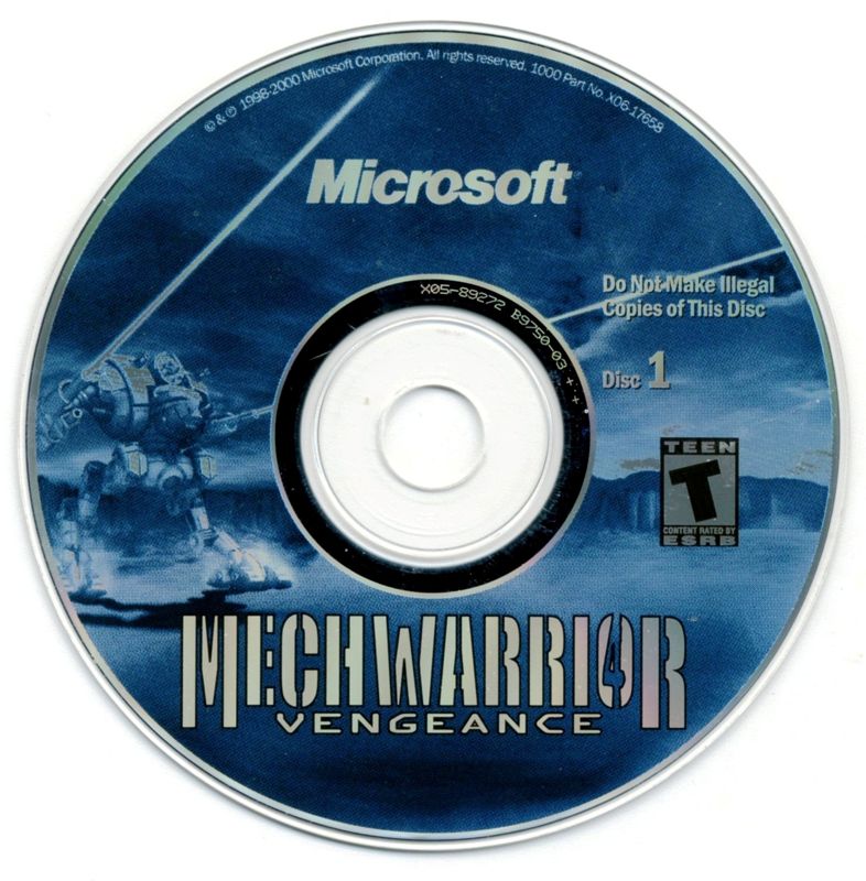 Media for MechWarrior 4: Vengeance (Windows) (Game of the Year edition): Disc 1