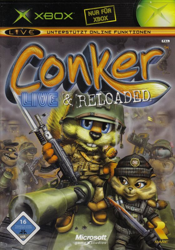 Front Cover for Conker: Live & Reloaded (Xbox)