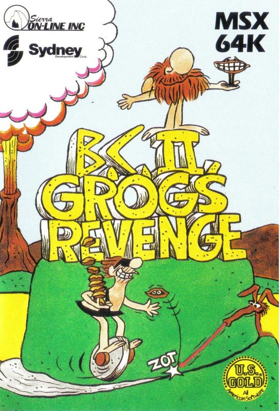 Front Cover for B.C. II: Grog's Revenge (MSX)