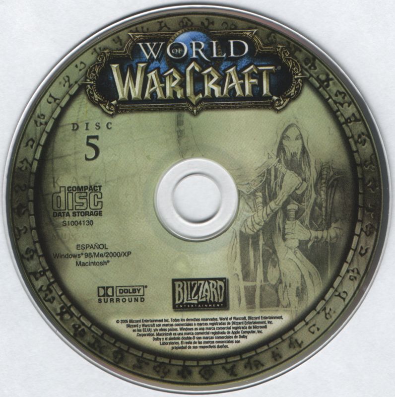 Media for World of WarCraft (Macintosh and Windows): Disc 5