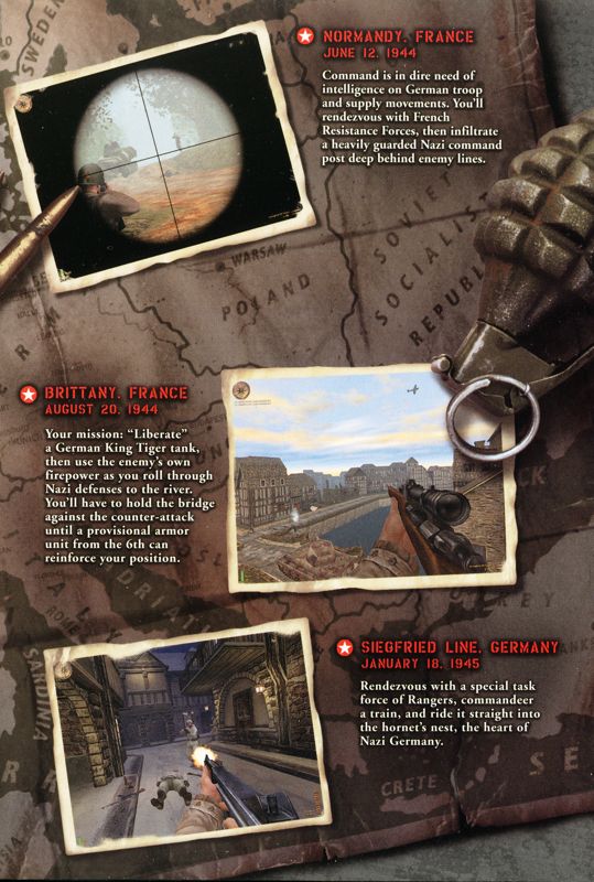 Inside Cover for Medal of Honor: Allied Assault (Windows): Right Flap