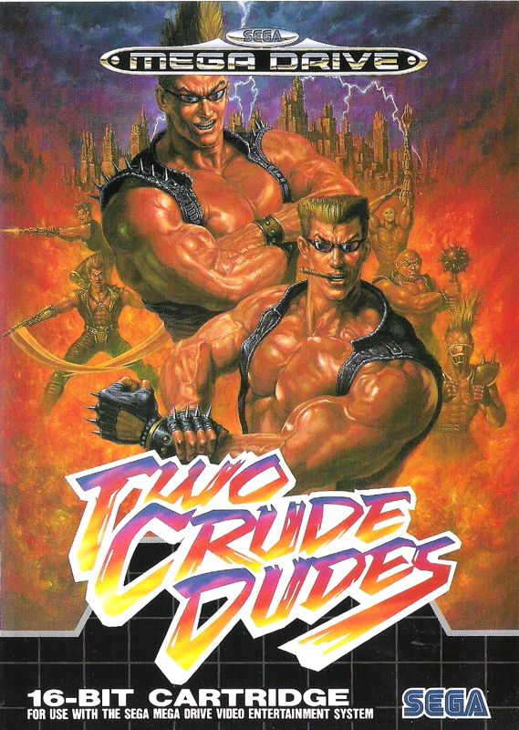 Front Cover for Two Crude Dudes (Genesis)