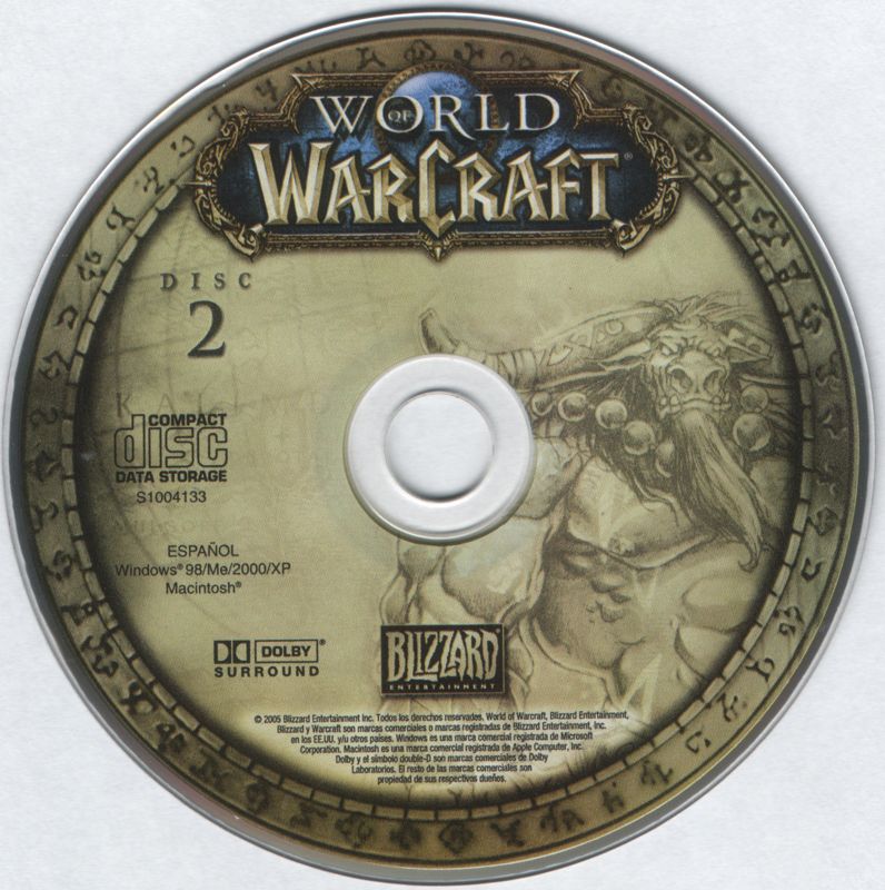Media for World of WarCraft (Macintosh and Windows): Disc 2