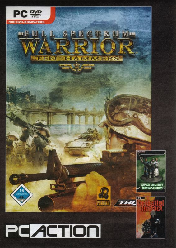 Front Cover for Full Spectrum Warrior: Ten Hammers (Windows) (PC Action 10/2008 covermount)