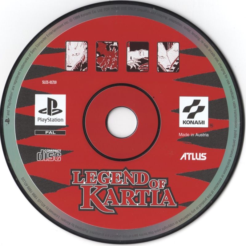 Media for Kartia: The Word of Fate (PlayStation)