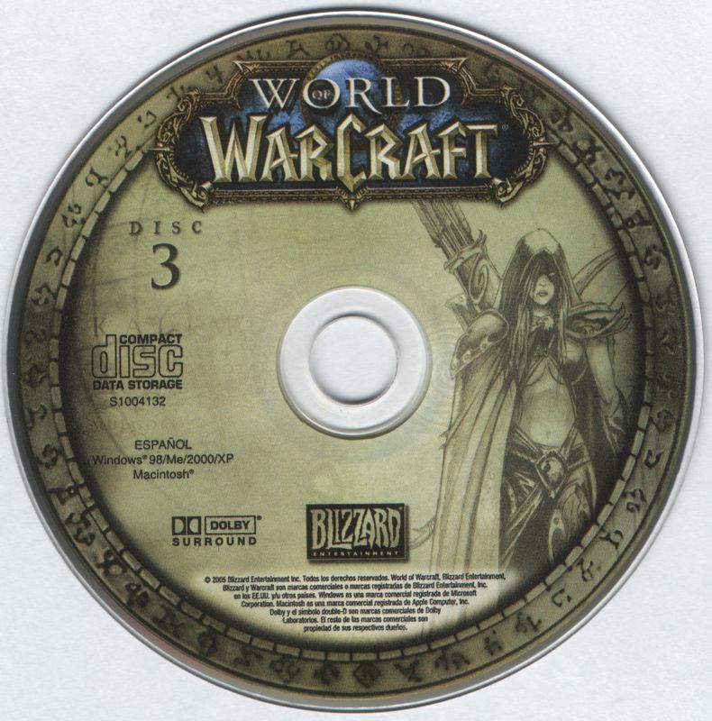 Media for World of WarCraft (Macintosh and Windows): Disc 3