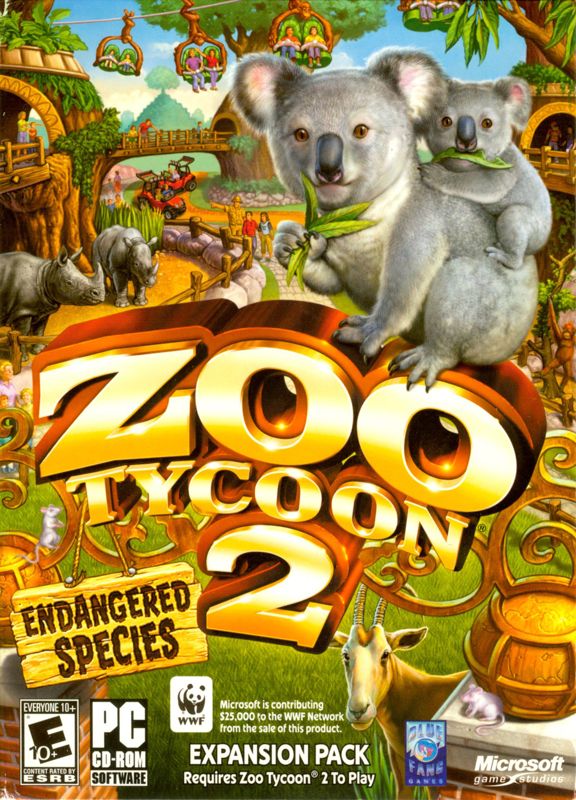 Front Cover for Zoo Tycoon 2: Endangered Species (Windows)