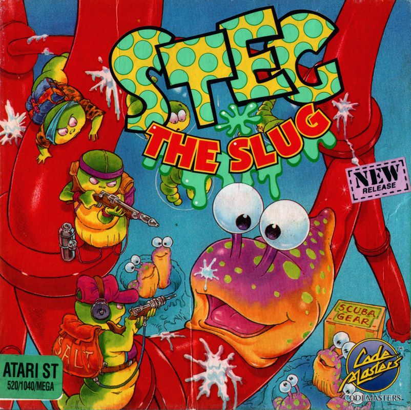 Front Cover for Steg the Slug (Atari ST)