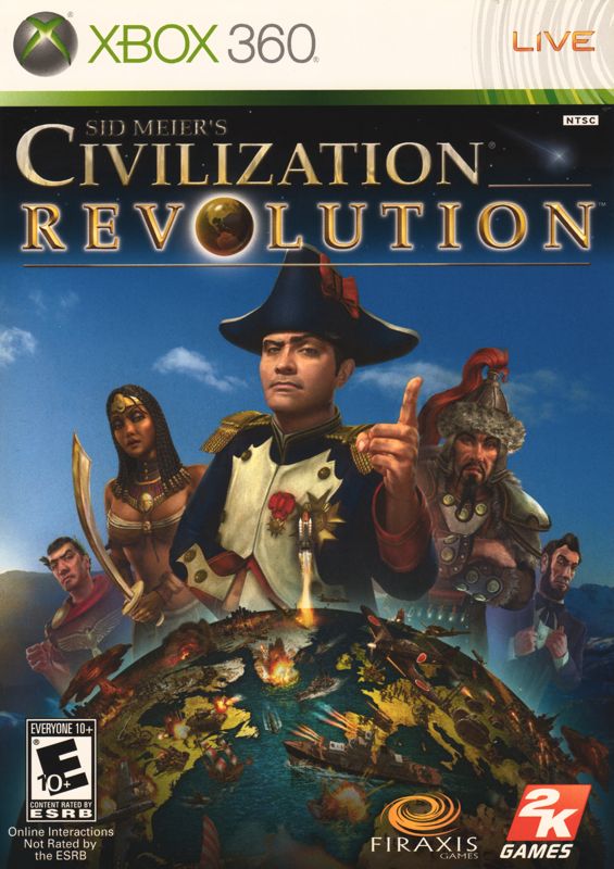 Front Cover for Sid Meier's Civilization: Revolution (Xbox 360)