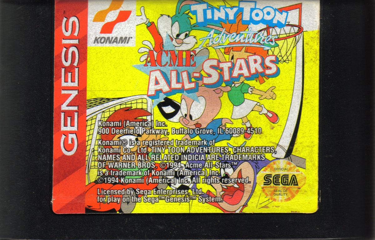 Media for Tiny Toon Adventures: Acme All-Stars (Genesis)