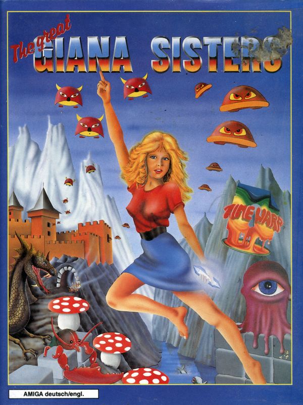 Front Cover for The Great Giana Sisters (Amiga)
