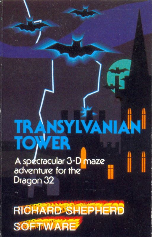 Front Cover for Transylvanian Tower (Dragon 32/64)