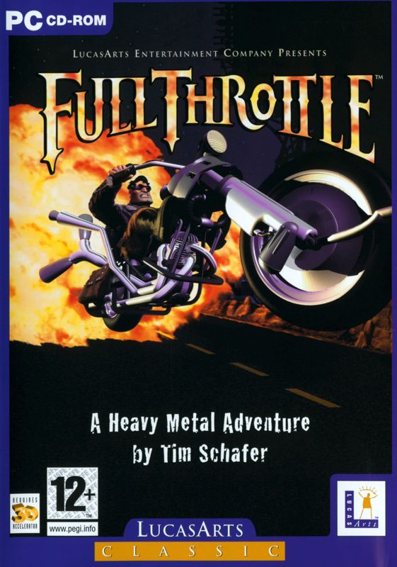 Front Cover for Full Throttle (Windows) (LucasArts Classic Release)