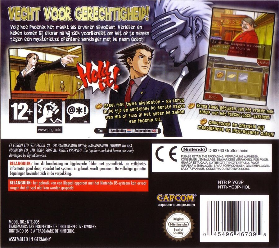 Phoenix Wright: Ace Attorney - Trials and Tribulations cover or ...