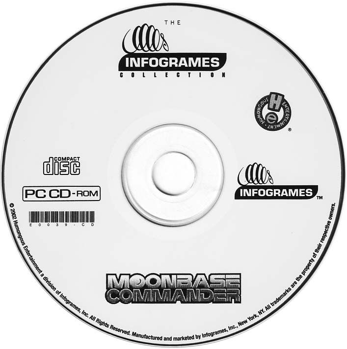 Media for Moonbase Commander (Windows) (The Infogrames Collection release)