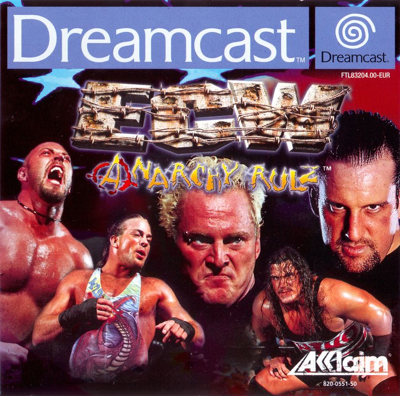 Front Cover for ECW Anarchy Rulz (Dreamcast)