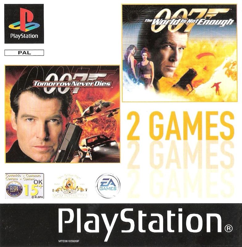 2 Games: 007: Tomorrow Never Dies / 007: The World is Not Enough cover ...