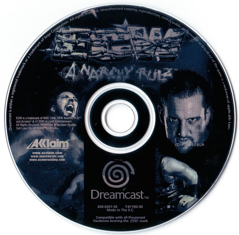 Media for ECW Anarchy Rulz (Dreamcast)