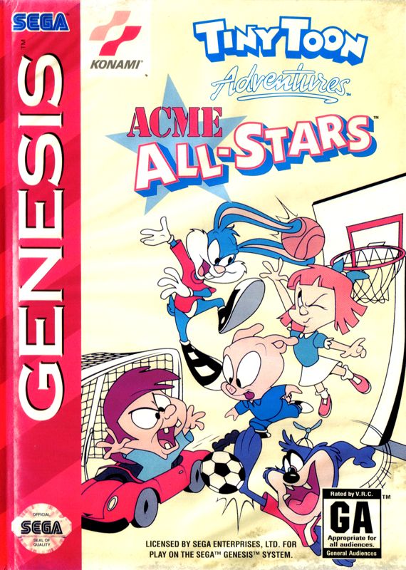 Front Cover for Tiny Toon Adventures: Acme All-Stars (Genesis)