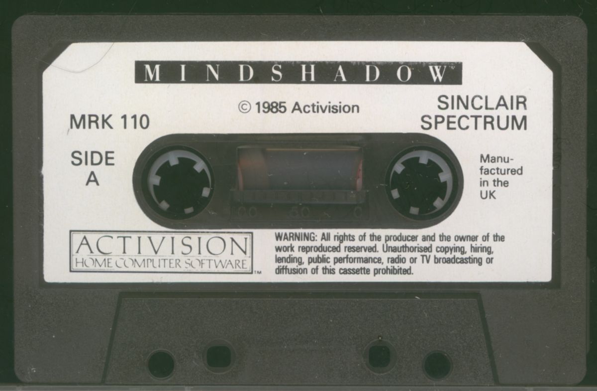 Media for Mindshadow (ZX Spectrum)