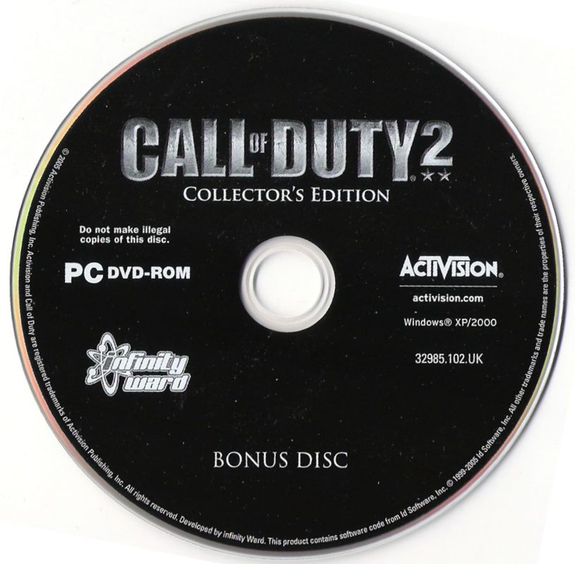 Extras for Call of Duty 2 (Collector's Edition) (Windows): Bonus Disc