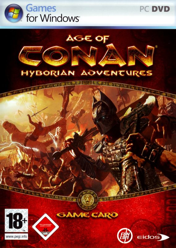 Front Cover for Age of Conan: Hyborian Adventures (Windows) (60 day pre-paid card of game time)